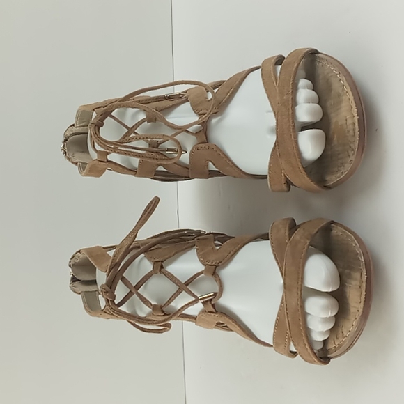 Sam Edelman Strappy Back Zip Sandals - Picture 2 of 7